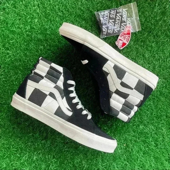 Vans Sk8 Hi Oversized Checkerboard - Picture 3 of 5